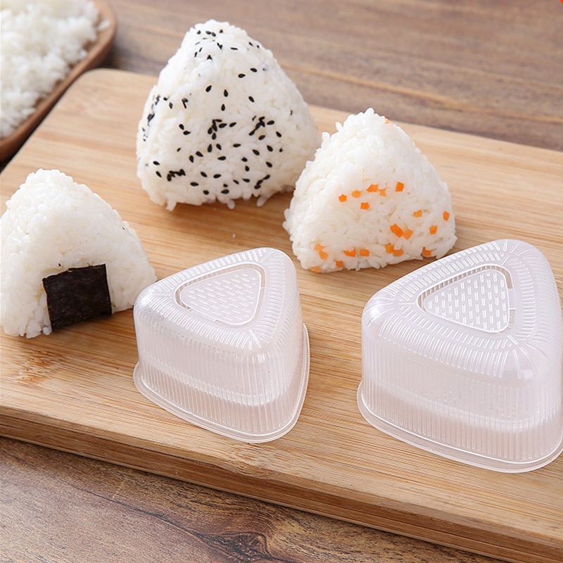 4 sztuk/zestaw japońnarty kuchnia akcesoria Bento DIY forma robić Sushi Onigiri kulka ryżu żywności naciśnij trójkątne robić robienia Sushi forma Sushi zestaw