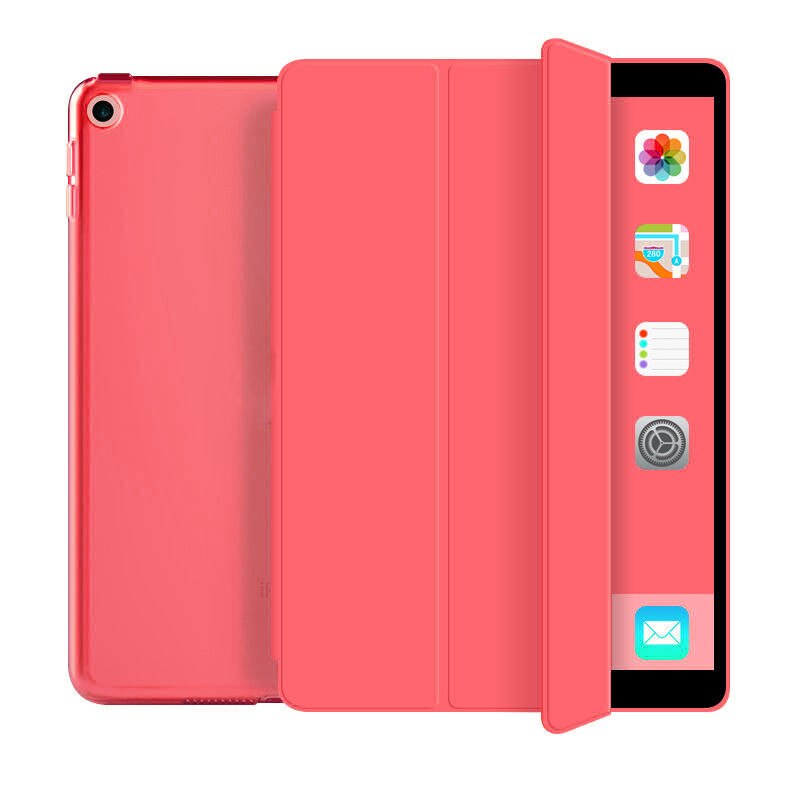 For IPad 10.2 Inch 9th Generation Case Model A2602 A2603 A2604 A2605 9th iPad 10.2 inch 9th Gen Cases Cover accessories: Red