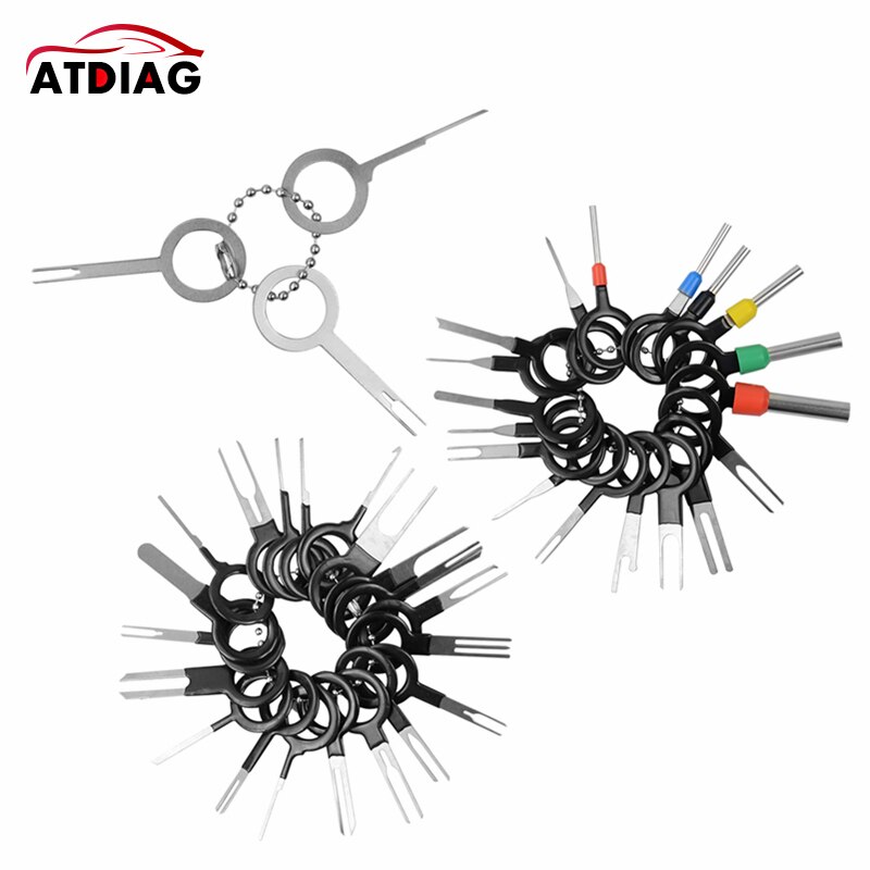 41 Pcs Automotive Plug Terminal Verwijder Tool Set Key Pin Auto Elektrische Draad Crimp Connector Extractor Kit Accessoires
