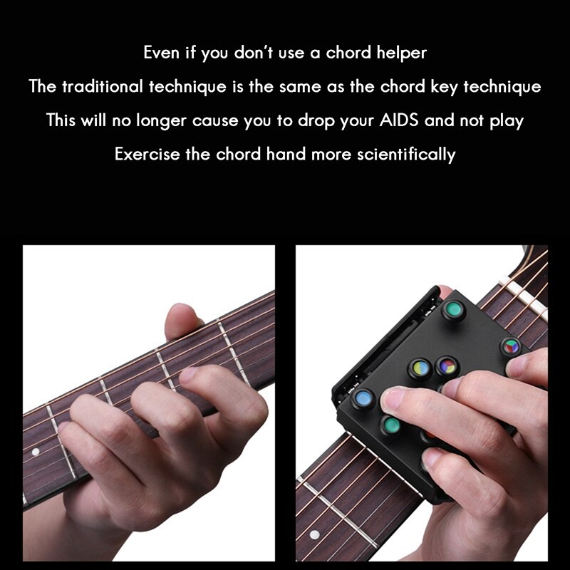 Gitaar Akkoord Assist Gitaar Akkoord Assist Voor Beginners Gitaar Akkoord Trainer Met 11 Knoppen