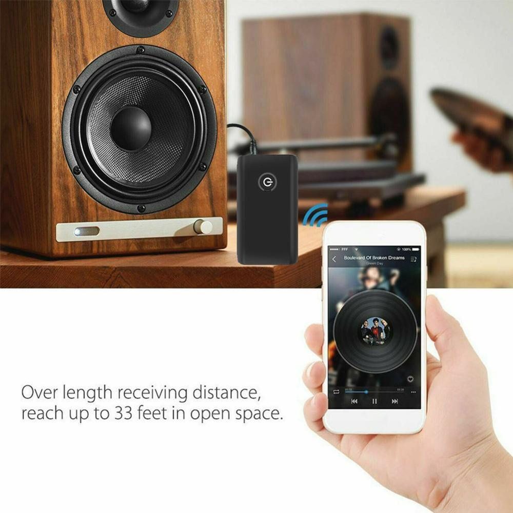 2 in 1 Bluetooth 5.0 Transmitter Receiver TV PC Car Music Adapter/Headphones Device Hifi AUX Speaker Car Stereo 3.5mm Audio Z4Y2