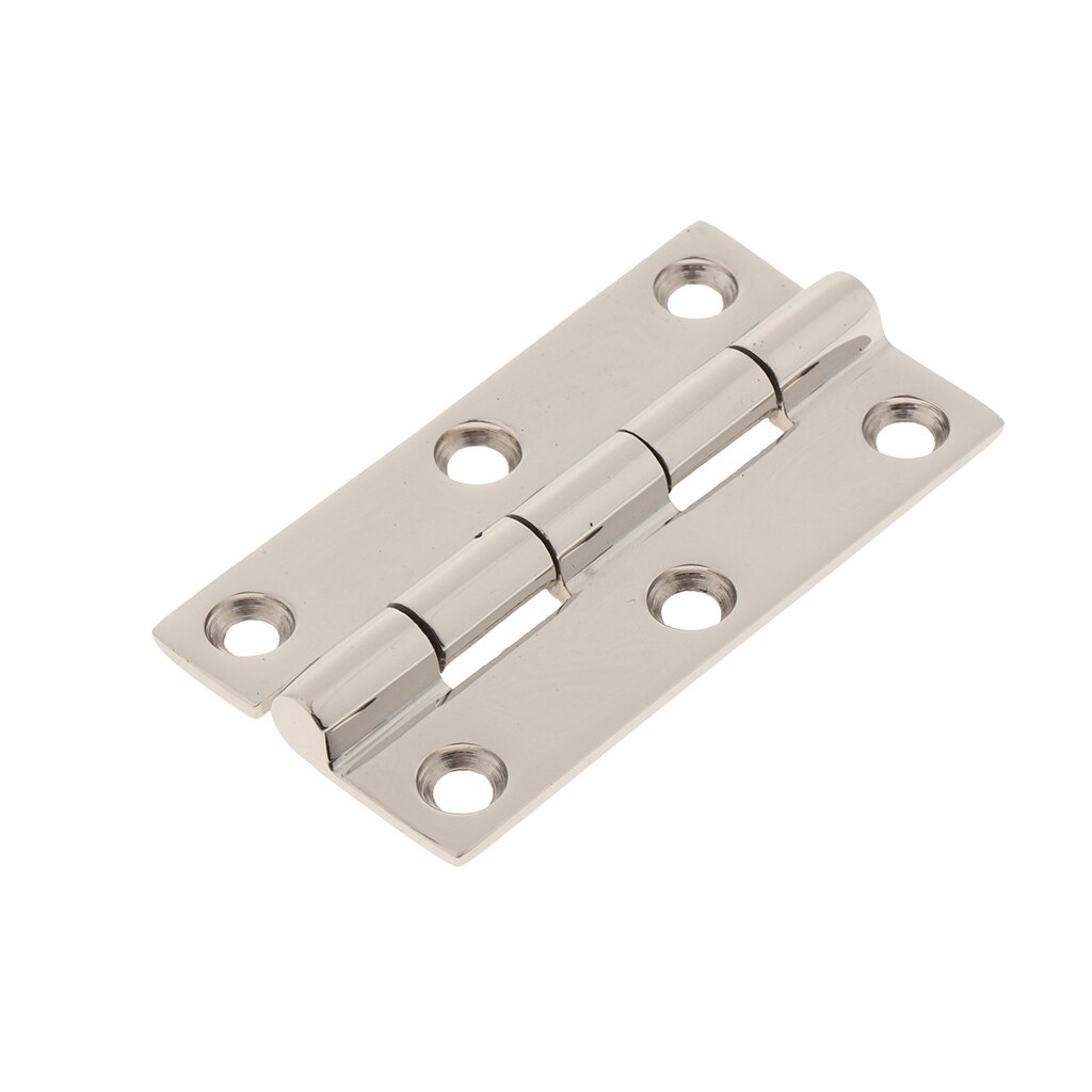 75mm x 40 mm Stainless Steel Door Hinges Straight Square Corner Hinges - 3mm Thickness