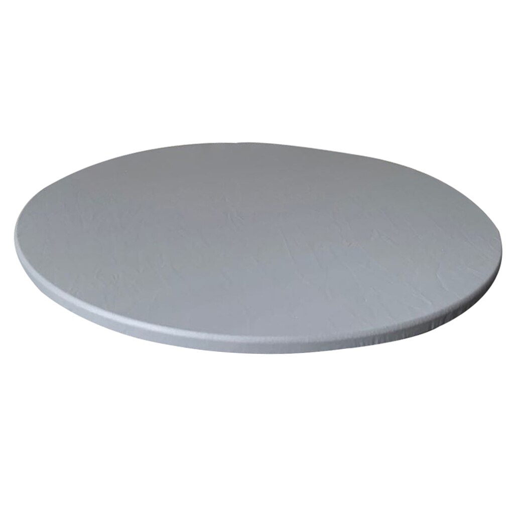 Rund borddæk klud passer 44-48 tommer runde borde vandtæt rund borddæksel: Grå