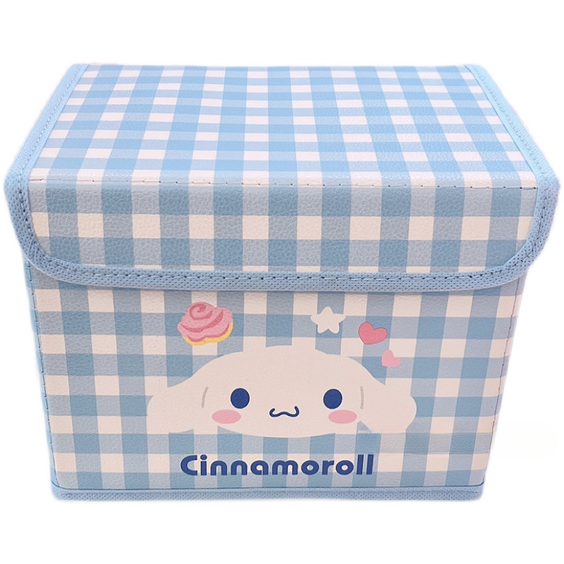 Sanrio Gitter Schreibtisch kippen Aufbewahrungsbox Kuromi mein Melodie Hallo Kätzchen Cinnamoroll Schreibtisch Organizer Kosmetik Briefpapier Kleinigkeiten Kasten