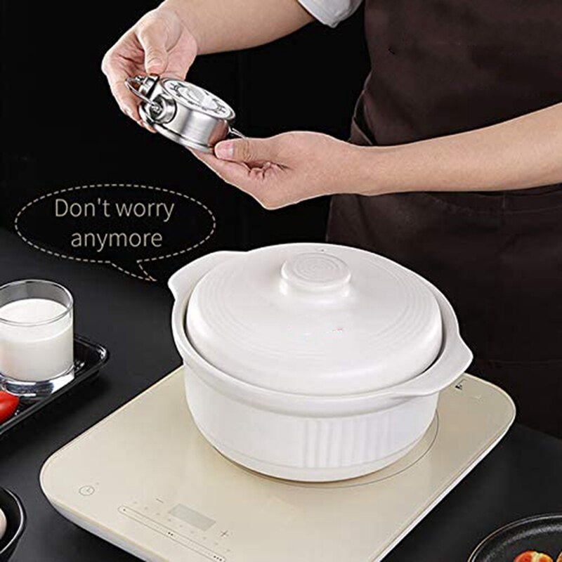 Mechanical Kitchen Timers - Stainless Steel Cooking Timer Kitchen Clock Countdown Timer with Loud Alarm