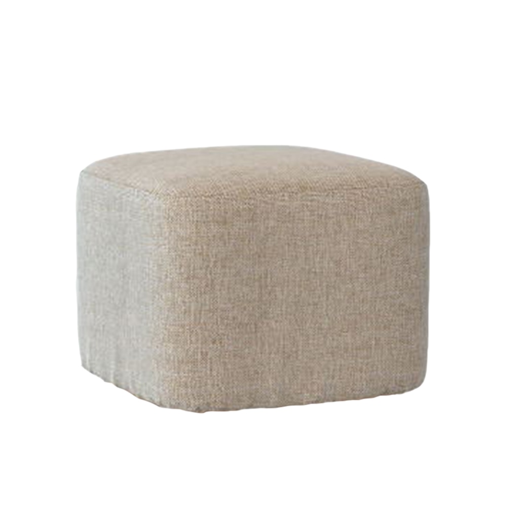 Effen kleur ottomane hoes elastische beschermer elastische hoes met vierkante voetenbank, stoelhoes, hoes