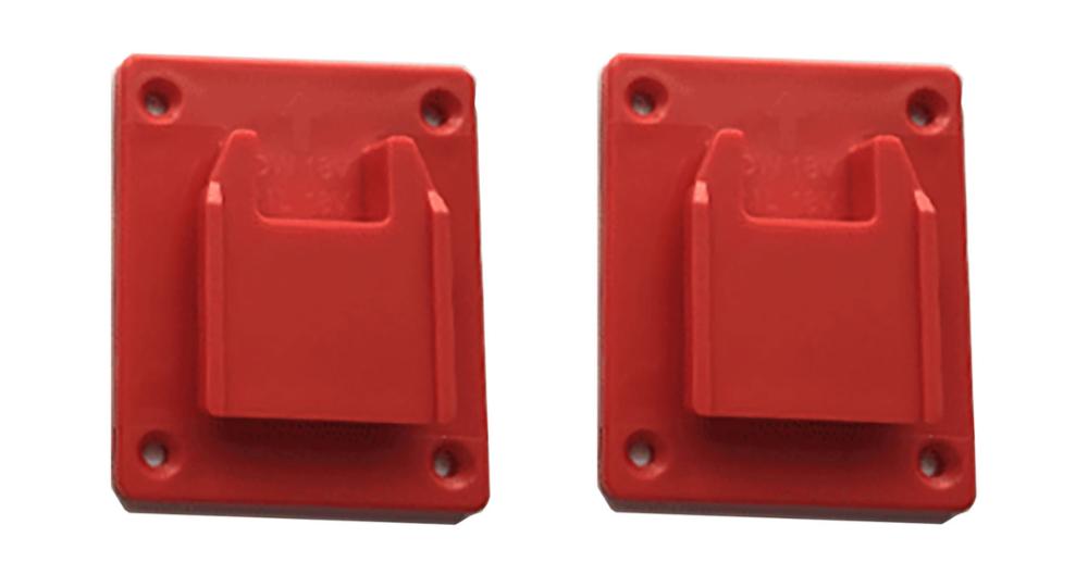 2 Pcs Elektrische Gereedschap Opslag Vaste Beugel Installatie Base Display Rack Voor Mukita Basch Dewolt Milwaukee Lithium Batterij Tool: For Dewalt Milwaukee