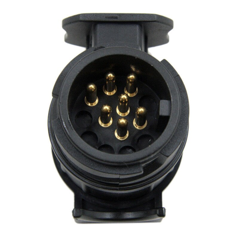 1 stk 12v 13 pin plug  to 7 polet stik trailer adapter trailer truck konnektorstik socket 13 to 7 ben trækkende adapter