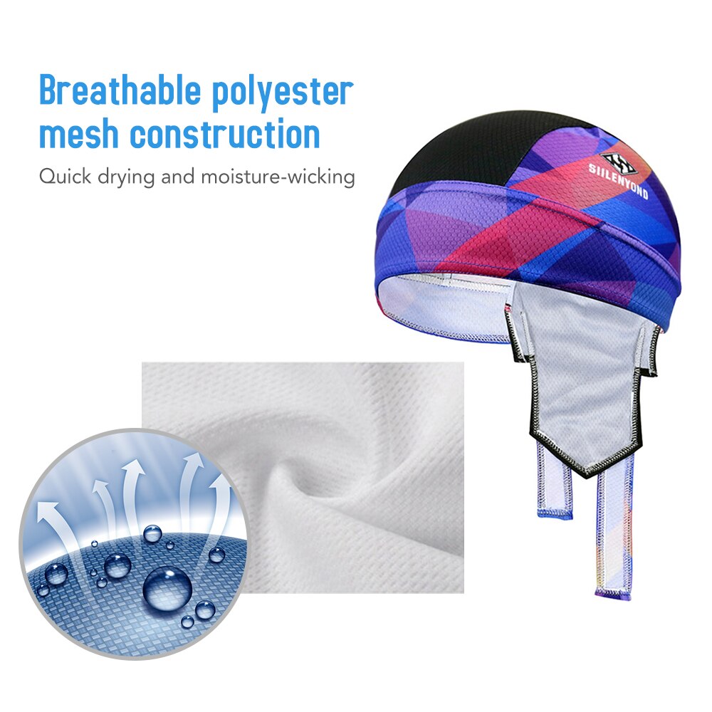Foulard de cyclisme anti-transpiration, Protection UV, bandeau à séchage rapide, respirant, casques enveloppés, capuchon intérieur