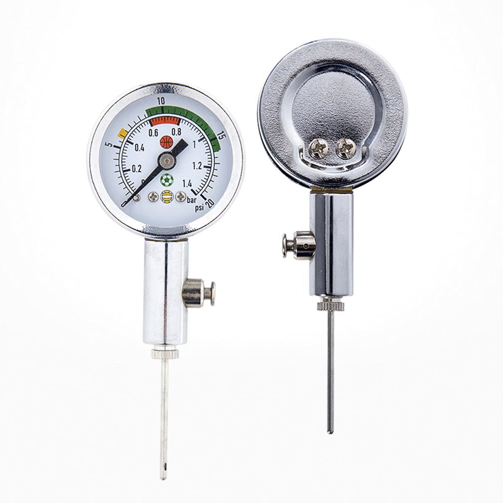 1pc fußball-druckmesser, luftuhr, fußball-, volleyball-, basketball-barometer
