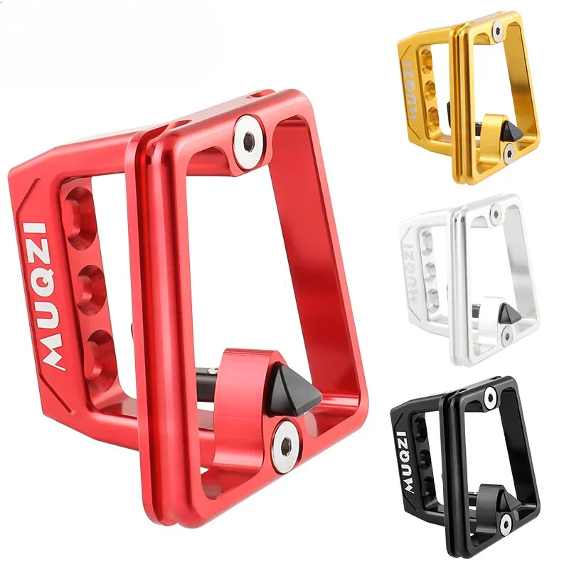 Bolsa frontal plegable para bicicleta, soporte de bolsa de bloque para bicicleta Brompton Dahon, adaptador de montaje, accesorios para bicicleta de ciclismo