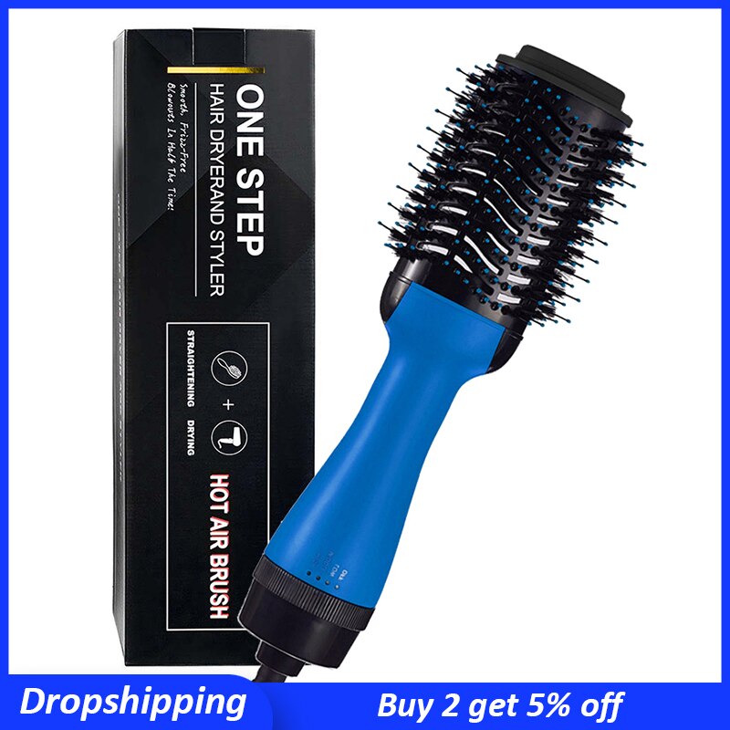Cepillo secador de pelo, cepillo de aire , voluminizador, secador de pelo, alisado, rizado, salón, secador de iones negativos
