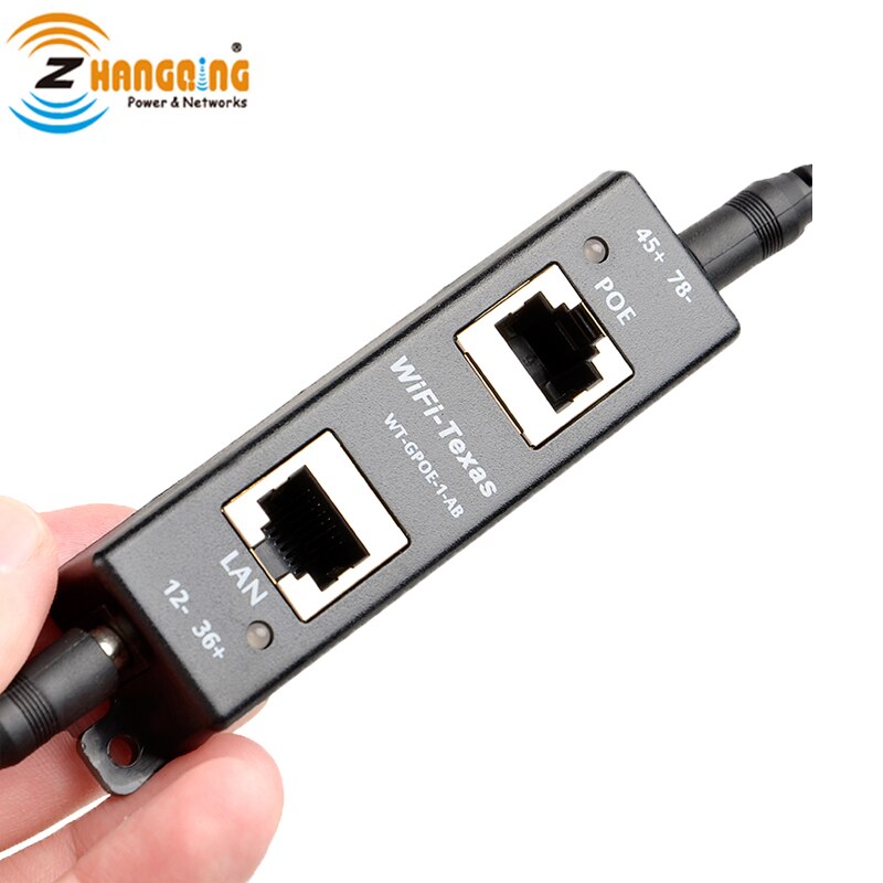 Passive Single Port Gigabit PoE injector Led indic... – Grandado
