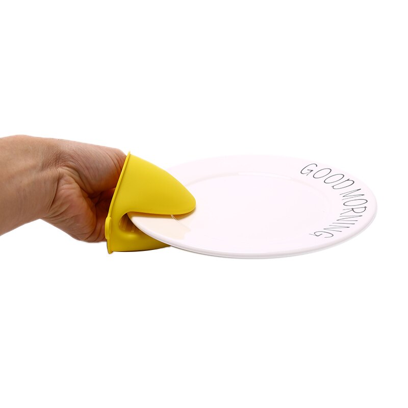 2 stücke Silikon Handschuhe Ofen Wärme Isoliert Finger Handschuhe Kochen Mikrowelle Nicht-Unterhose Greifer Topf Halfter Küche Backen Werkzeug