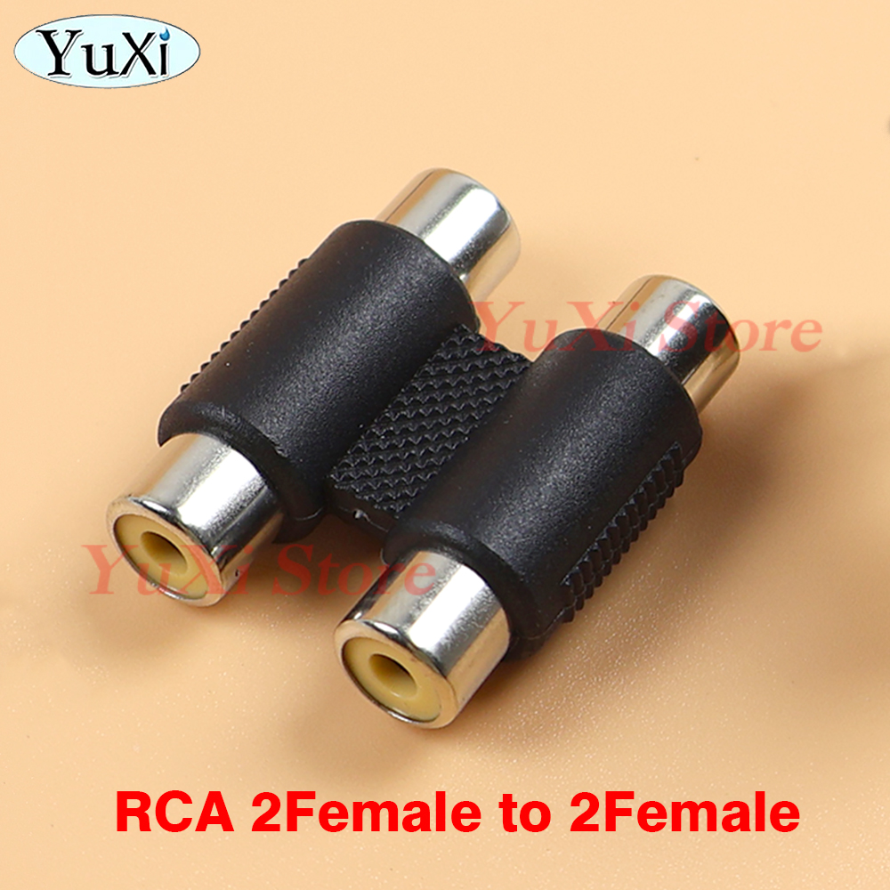 RCA Male naar RCA Female Audio Video Kabel Lijn twin RCA Male Verlengkabel Snoer Draad Lijn voor Versterker Luidspreker DVD TV Etc: zwart / 1,5 meter