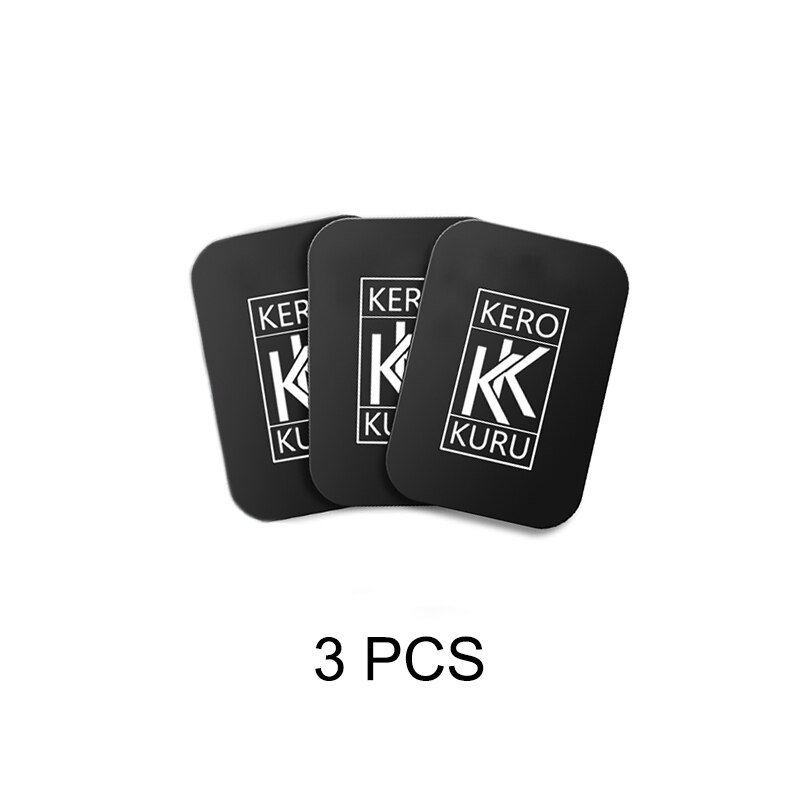 Placa magnética de Metal para teléfono móvil, soporte Universal de hierro para IPhone, 1/3/5 unidades: 3Pcs 45x65