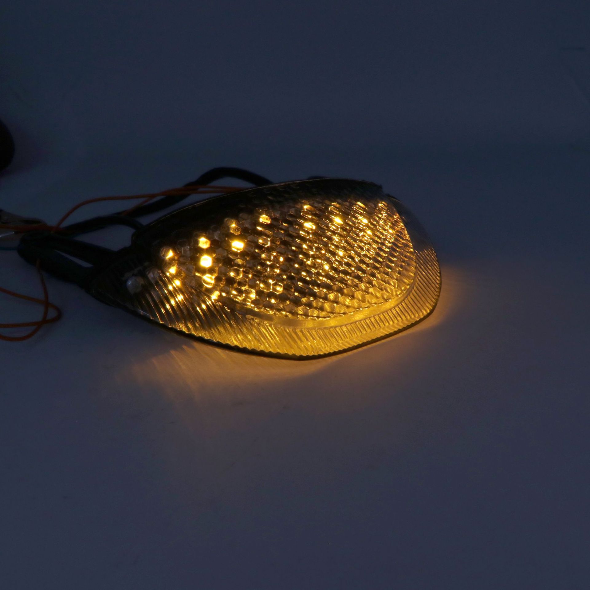 Setas e pisca de freio com luz led integrada, para honda cbr600rr, cbr 600 rr 2007, 2008, 2009, 2010, 2011 e 2012