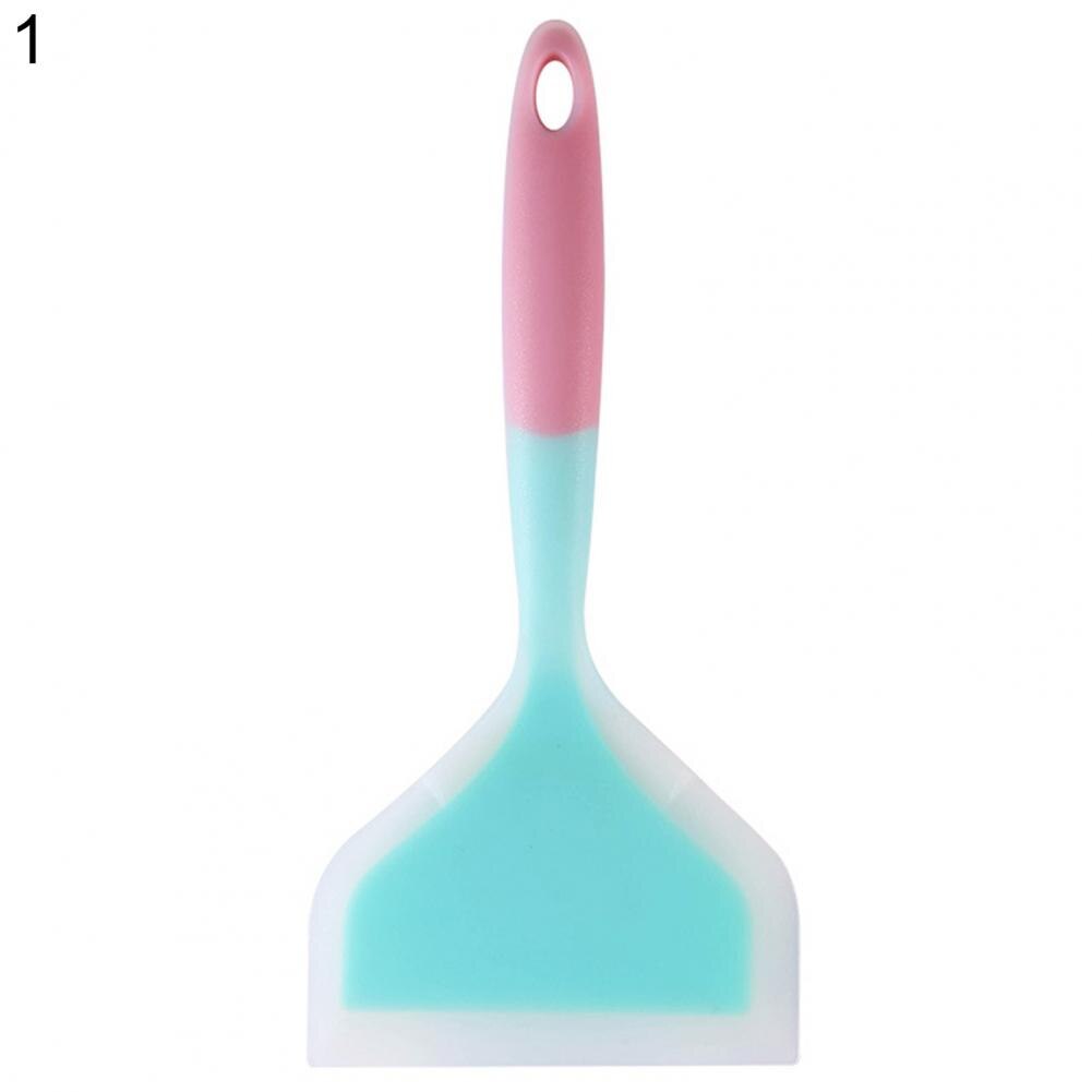 Silicone Kitchenwares Cooking Utensils 10 Styles Spatula Frying Pan/Nougat Shovels Kitchen Scraper Wide Pizza Cooking Tools: 1