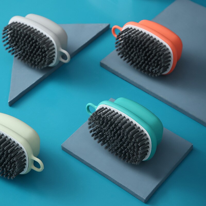 Cepillo suave colgable, cepillos de lavandería para el hogar, cepillos pequeños especiales para lavar zapatos, accesorios de limpieza para el hogar,