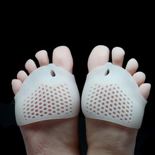 1 par silikone forfod pad genanvendelig smertelindring åndbar for kvinder mænd & t8