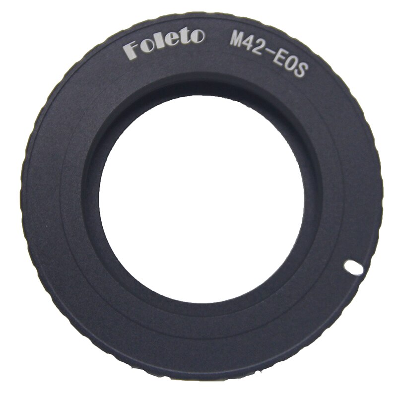 Foleto Elektronische Af Bevestig M42 Mount Lens Adapter Voor Canon Eos 5D 7D 60D 50D 40D 500D 550D 600D Rebel t2i T3i 1100D (M42-E0S)