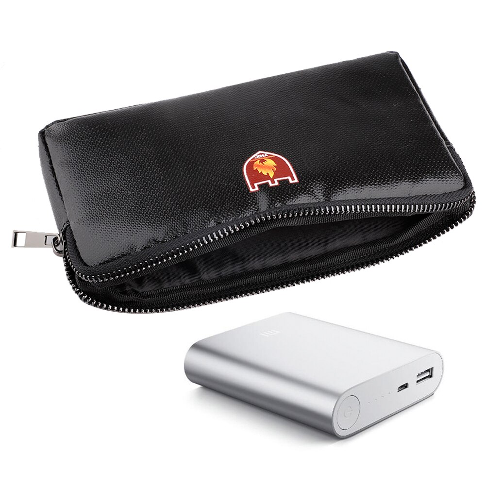 Portable File Organizer Fireproof Bag Water Resistant Carrying Box Zipper Closure Storage Bags for Electronic Products