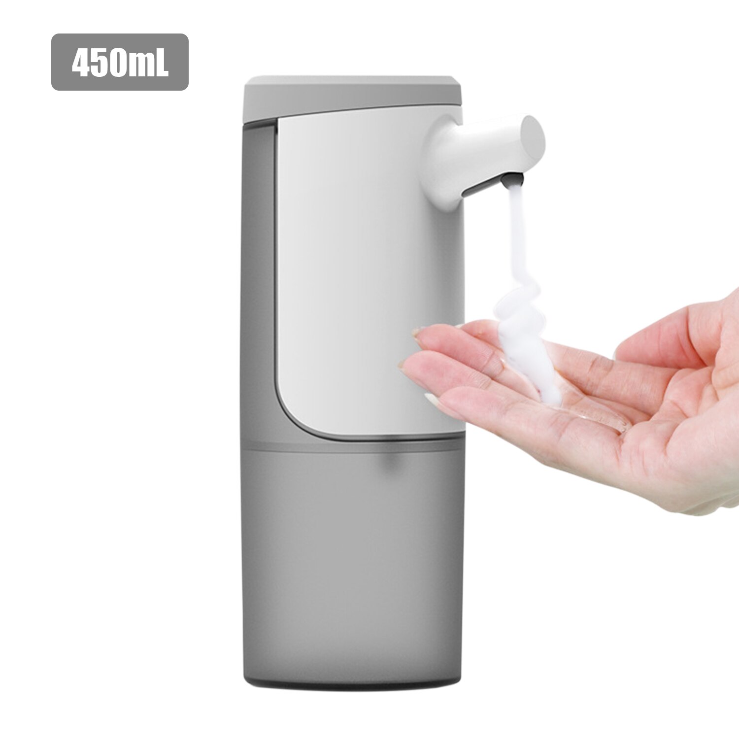 Automatic Soap Dispenser Infrared Hand-free Touchless Soap Dispenser Liquid Lotion Gel Hand Sanitizer Automatic Gel Dispenser: Foam Type