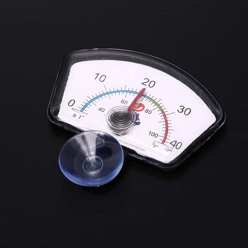 1PCS Fish Tank Aquarium Meter Temperature Control Thermometer Pointer Fish Tank Temperature Dial Submersible Suction Cup