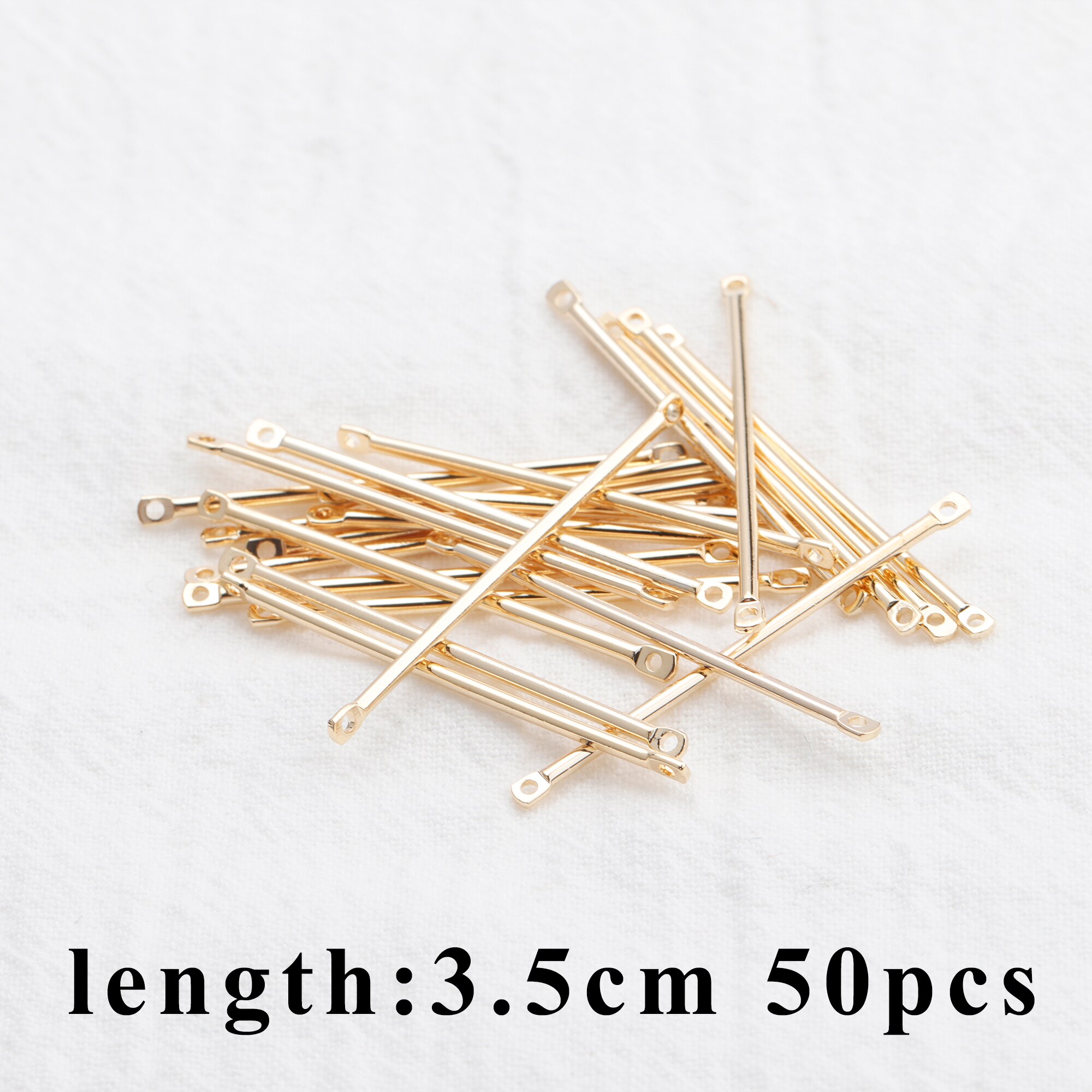 YEGUI M811,jewelry accessories,needle,18k gold plated,0.3 microns,diy accessories,nickel free,charm,jewelry making,50pcs/lot