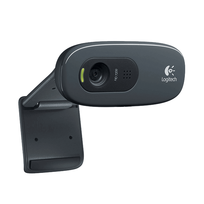 Logitech C270 HD Video 720P Webcam USB2.0 Computer Camera Built-in Micphone for PC Laptop Video Conference Camera 100% Original