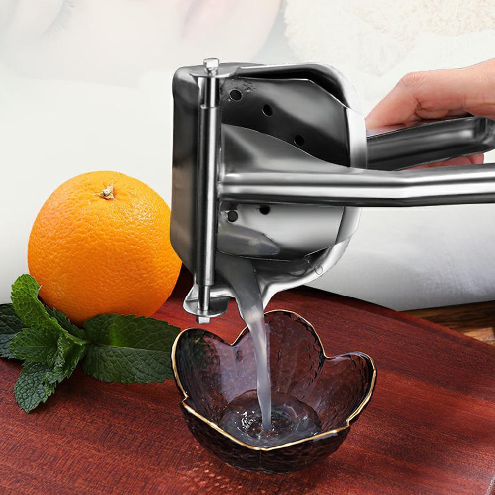Bärbar citron apelsin manuell fruktjuicer presspress kökstillbehör verktyg handpressad juicemaskin köksprylar