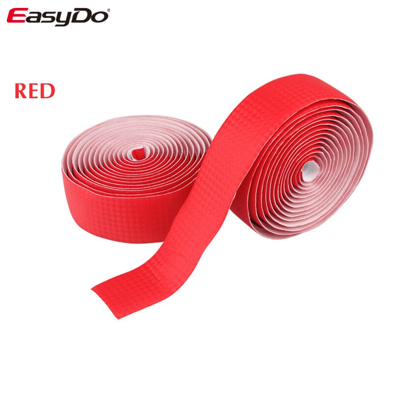 EasyDo Road Bike Handlebar Tape Carbon Fiber Textured Anti-vibration Wrap Bike Bar Tape Bicycle Accessories ED1946: ED2879