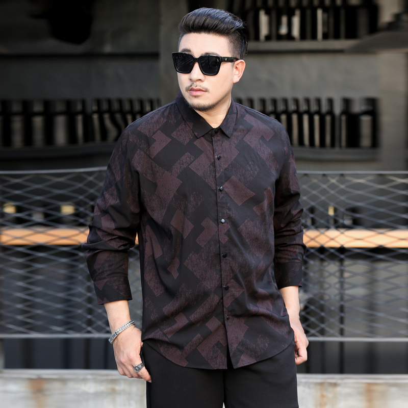 plus size 10XL 9XL 8XL 7XL 6XL Casual Men Shirts loose Fit Male Social Shirts Brand Long Sleeve Business Shirt Men Clothes: 2 / 4XL