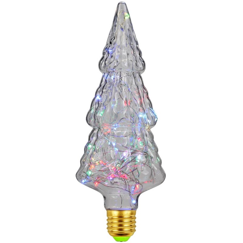 Led Kerstboom Draad Kleurrijke Shining Lamp 1.5W AC85-265V E27 Base Decoratie Lamp