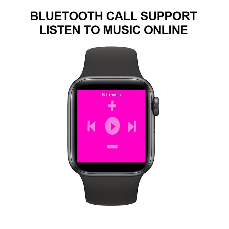 IWO-reloj inteligente IWO 8 serie 5, con llamadas, Bluetooth, control del ritmo cardíaco y de la presión sanguínea, 44mm, para IOS y Android