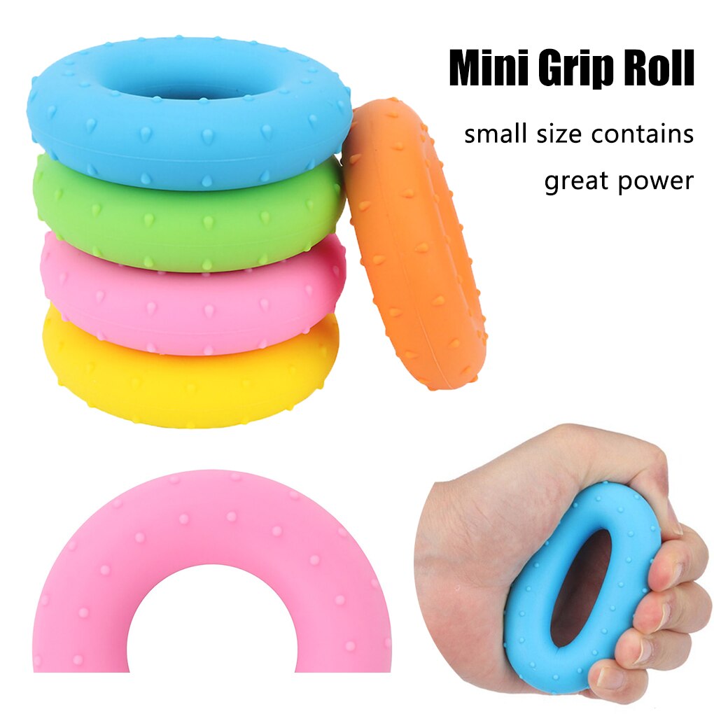 30-70LB Silicone Hand Grip Portable Muscle Training Gripping Ring Crossfit Fitness Hand Extension Strength Trainer