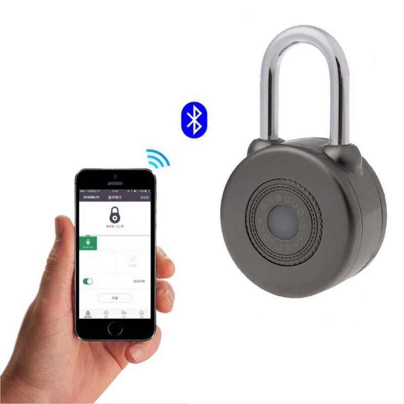 Wireless Control Smart Bluetooth Padlock Master Keys Types Lock with APP Control