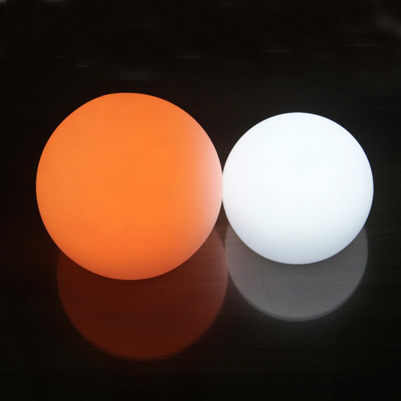Télécommande RGB LED piscine flottante boule lumière extérieure jardin Patio paysage pelouse lumière barre lumineuse lampe de Table