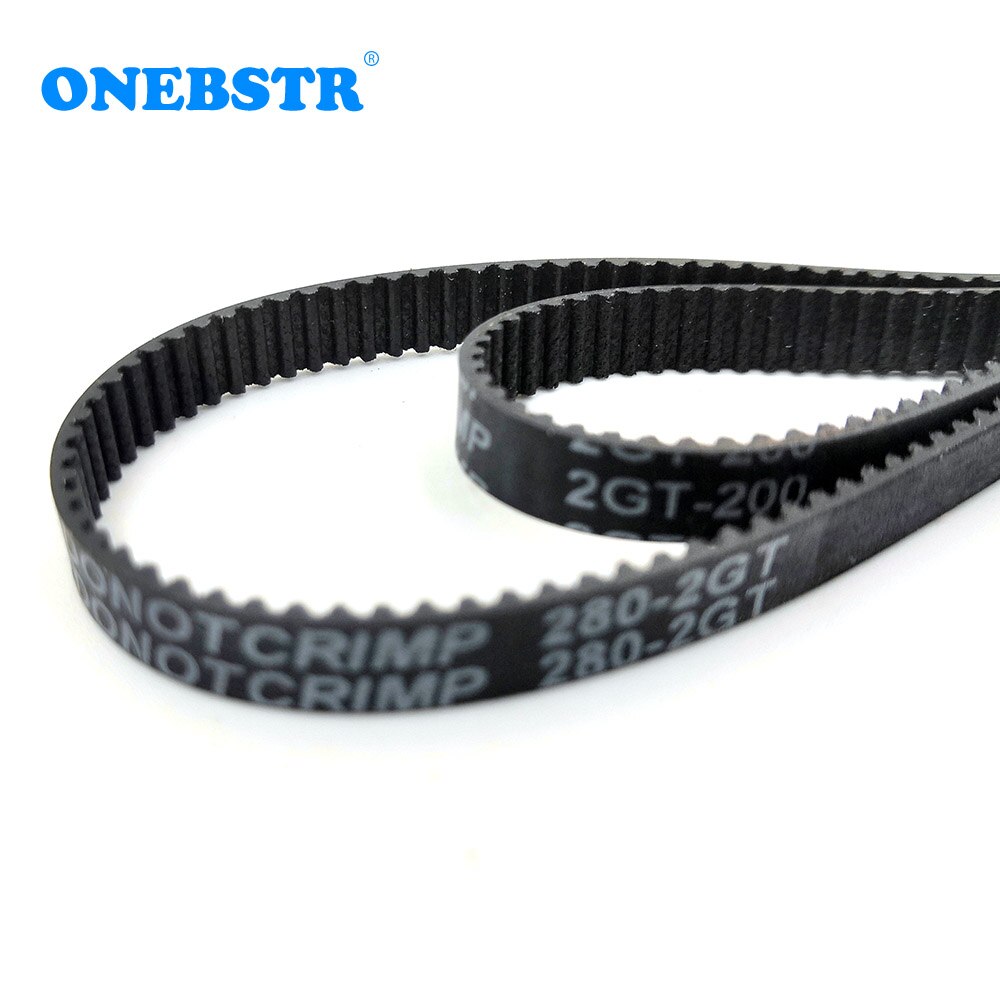 GT2 Closed Loop Timing Belt Rubber 2GT 6mm 110 112 122 158 200 280 300 400 610 752 852 1220 1524 mm Synchronous Belts 3D Printer