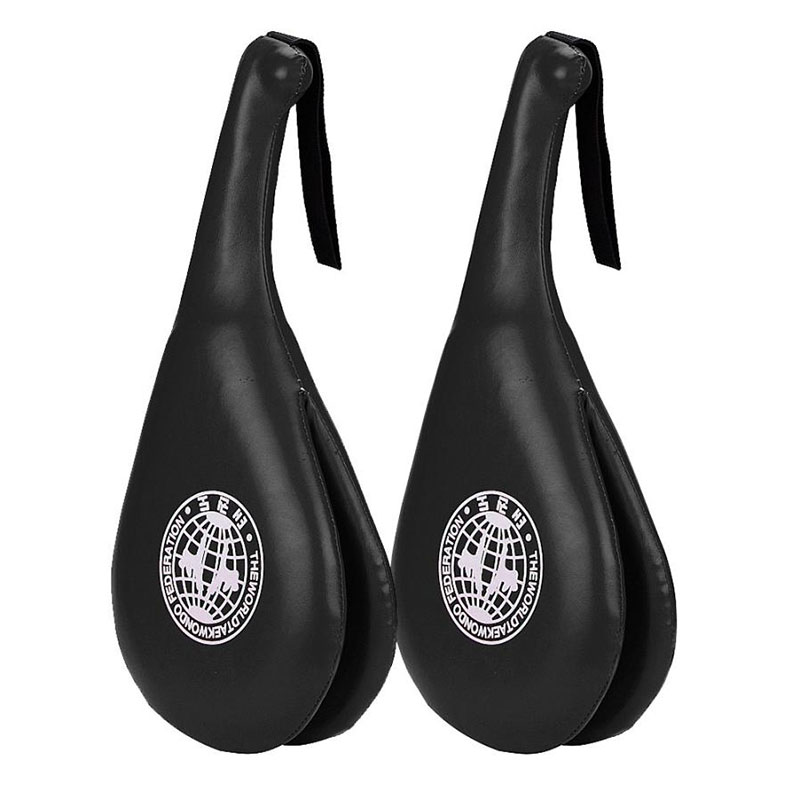 Taekwondo raqueta de mano Kick Target almohadillas de golpes Kickboxing Paddle MMA accesorios de boxeo