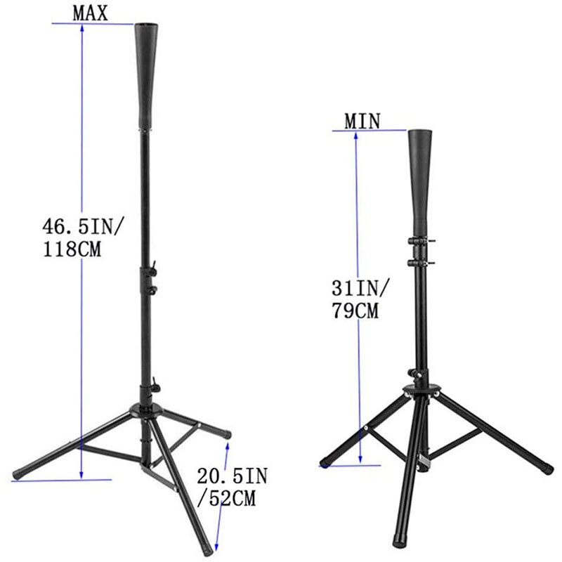 Outdoor Baseball Batting T Ausbildung Stativ Halterung Einstellbare Softball Praxis Stehen