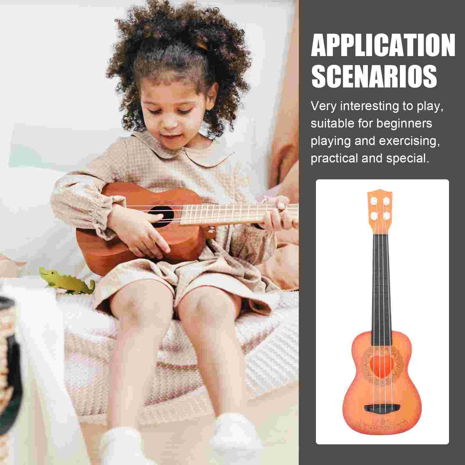 Early Educational Ukulele Small Guitar for Children Portable Ukulele Plaything