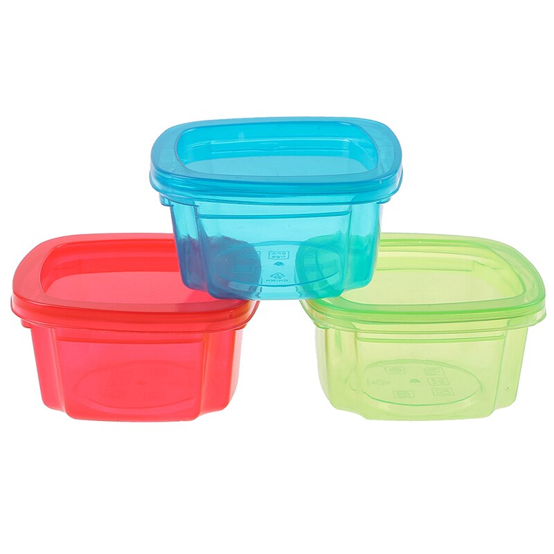 Contenedor de cajas de comida para bebés de 200ml, cajas de almacenamiento de aperitivos para bebés, Mini recipiente portátil de alimentación de bebé sellado, suministros de alimentación de bebé