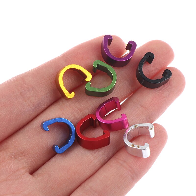 10pcs Bicycle Brake Derailleur Cable Line Ring Clasp C Tubing Seat Frame Fixed