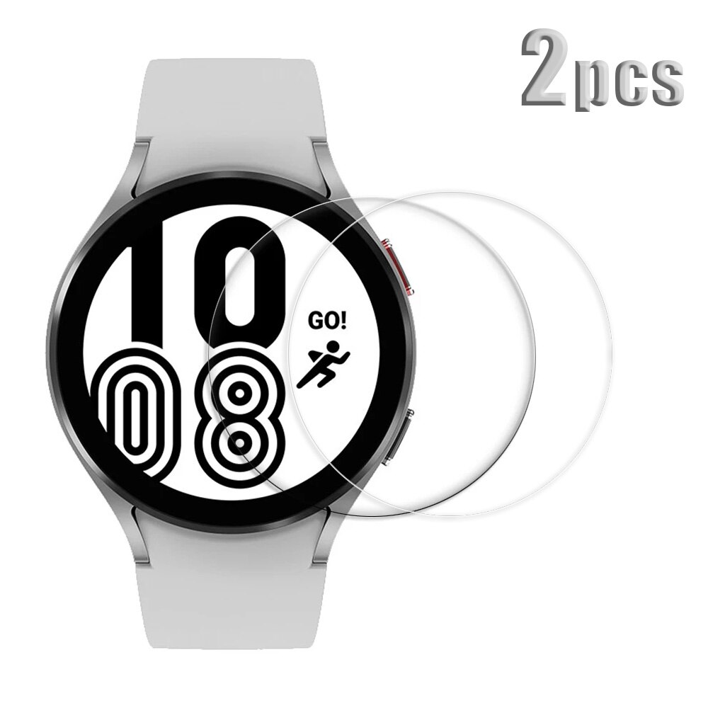 Protecteur d'écran, 1 à 4 pièces, en verre trempé 9H, pour Samsung Galaxy Watch 4 40/44mm, Classic 42/46mm, protection Anti-rayure: 2 / Watch 4 Classic-46mm