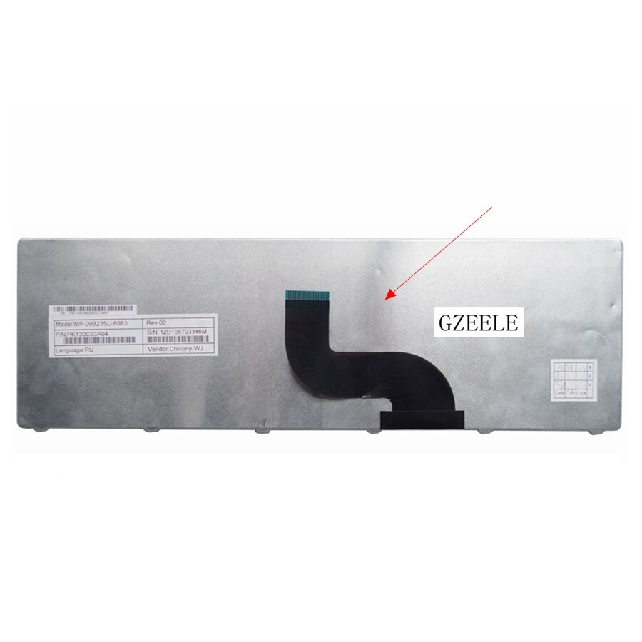 Teclado para portátil Acer Aspire 5740G 5740Z 5741 5741G 5745G 5745 5745P 5800 5250 RU