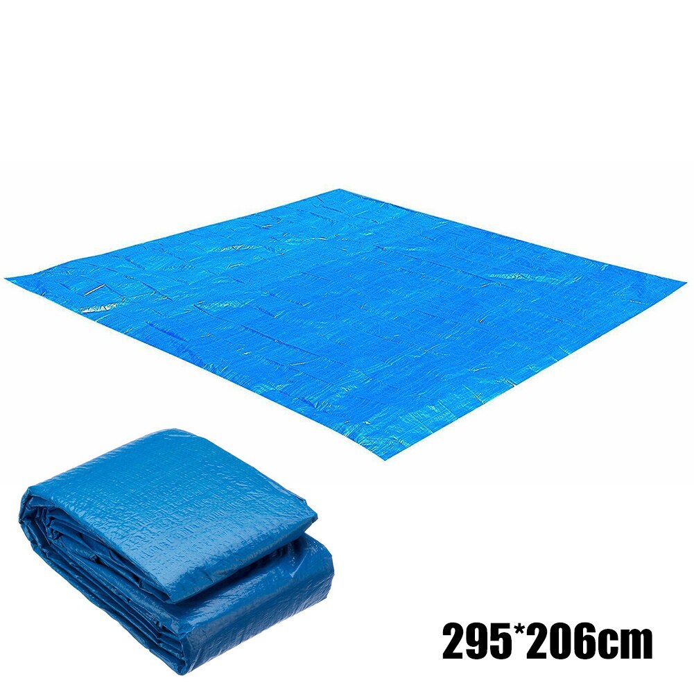 Ground Cloth Swimming Pool Floor Protector Mat Foldable Waterproof Paddling Pools AUG889: 295cmx206cm
