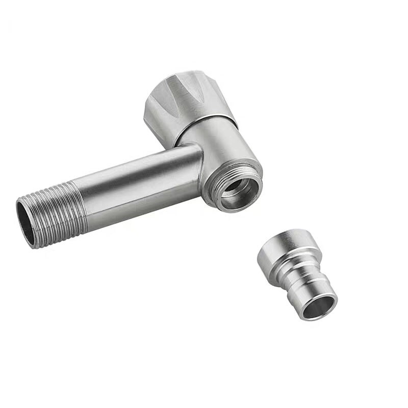 304 tvättmaskin i rostfritt stål vattenkran tvättställ tvättkran modern trädgårdskran utomhuspip väggmonterad kran bibcock