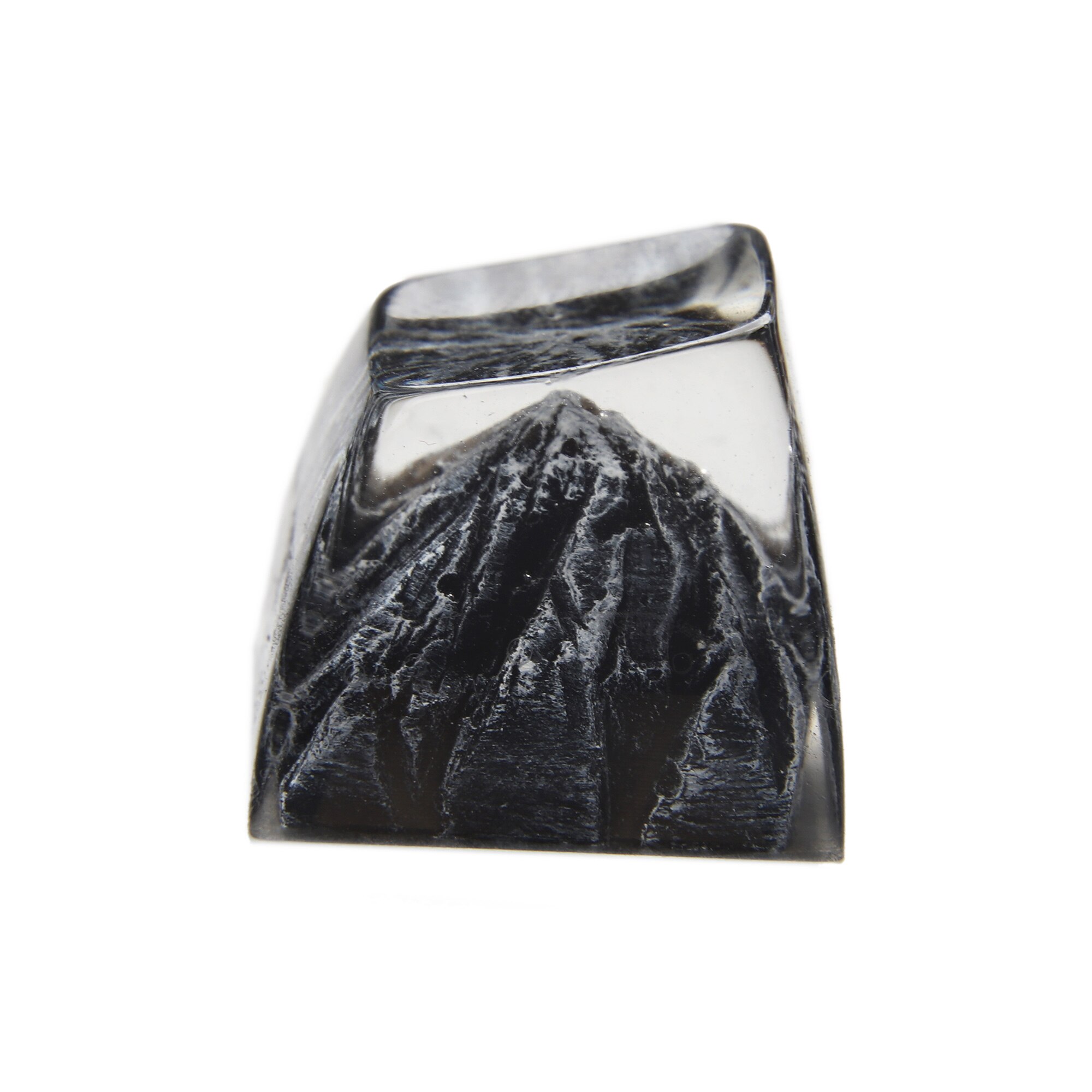 Novelty Artisan Keycap Resin Snow Mountain Shine Through SA Profile Keycaps For Cherry MX Mechanical Gaming Keyboard