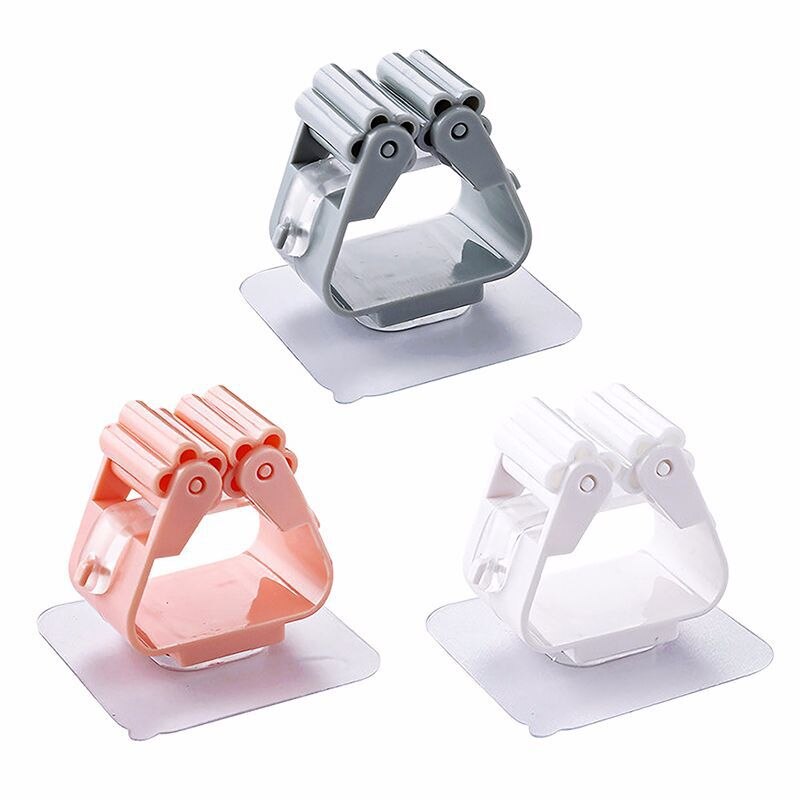 Uchwyt na mopa Organizer robić domu miotła schowek na haki stojak Decortive półka łazienka ścienny wieszak kuchenny narzędzia klip rozmaitości szczotka